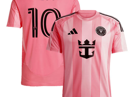 Men's Inter Miami CF Lionel Messi adidas Light Pink 2025 Euforia Replica Player Jersey