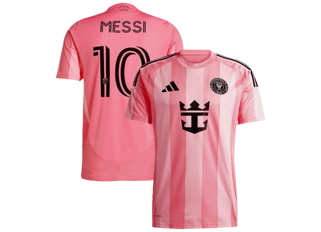 Men's Inter Miami CF Lionel Messi adidas Light Pink 2025 Euforia Replica Player Jersey
