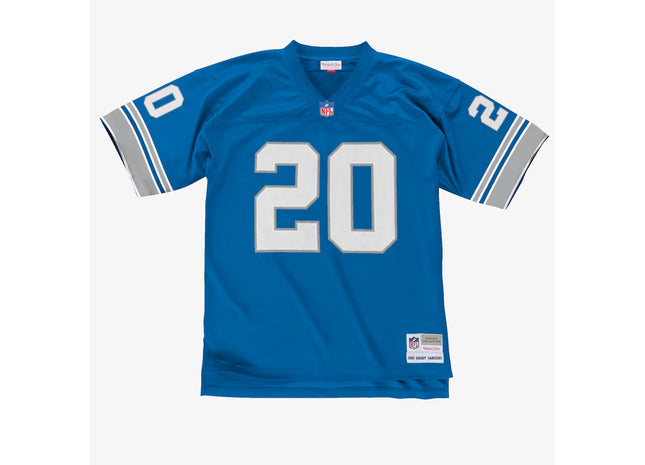 Men's Barry Sanders Blue Detroit Lions 1996 Legacy Jersey