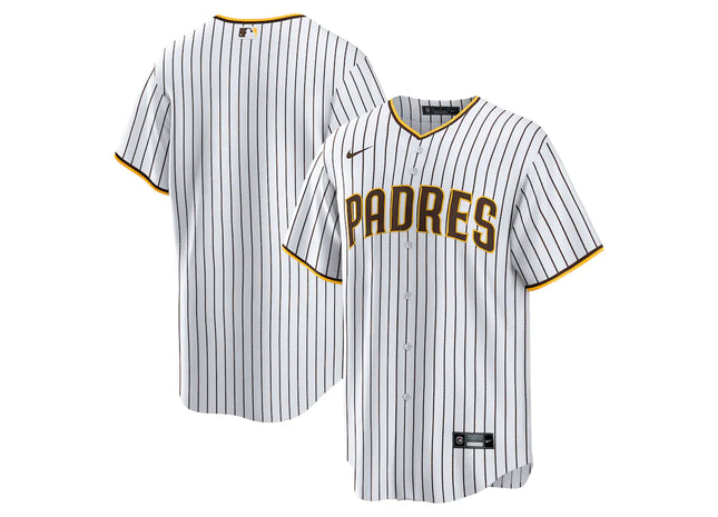 San Diego Padres Nike Home Blank Replica Jersey - White