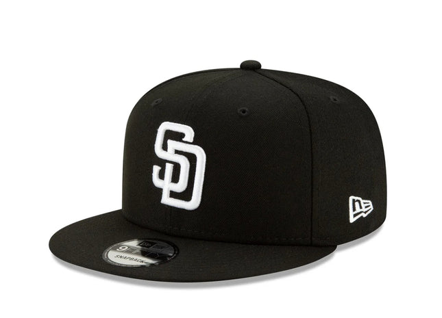 San Diego Padres Basic Black 9FIFTY Snapback