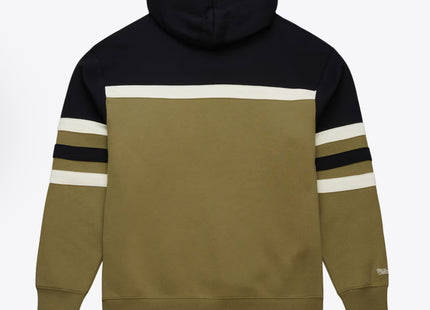 Unisex Olive/Black Los Angeles Lakers Head Coach Vintage Pullover Hoodie