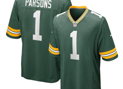Men's Green Bay Packers Micah Parsons Nike Green Game Player Jersey
