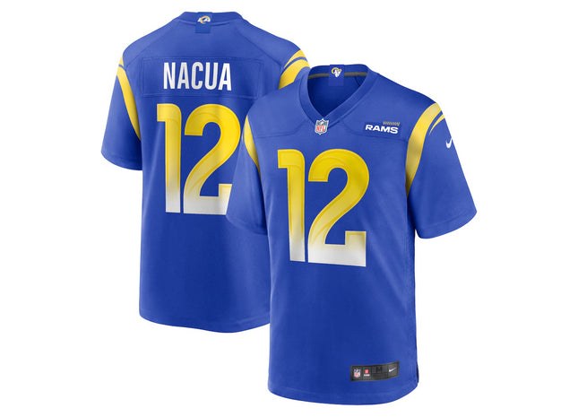 Men's Los Angeles Rams Puka Nacua Nike Royal Game Player Jersey