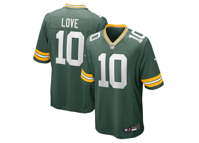 Men's Green Bay Packers Jordan Love Nike Green Player Game Jersey