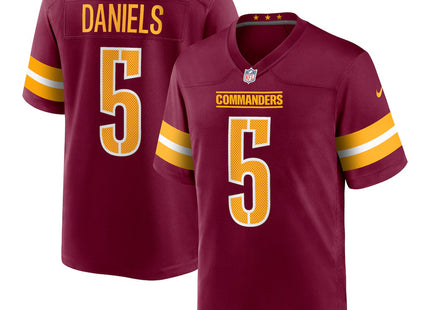 Men's Washington Commanders Jayden Daniels Nike Burgundy Player Game Jersey