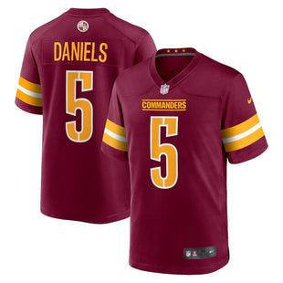 Men's Washington Commanders Jayden Daniels Nike Burgundy Player Game Jersey