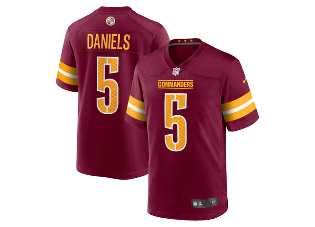 Men's Washington Commanders Jayden Daniels Nike Burgundy Player Game Jersey
