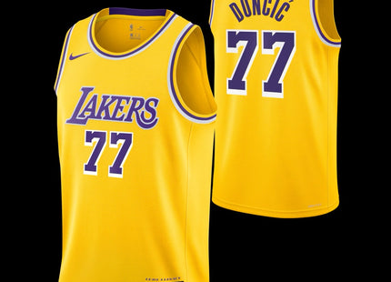 Youth Los Angeles Lakers Luka Dončić Nike Gold Swingman Jersey - Icon Edition
