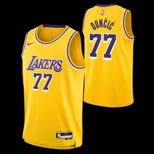 Youth Los Angeles Lakers Luka Dončić Nike Gold Swingman Jersey - Icon Edition