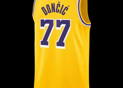 Youth Los Angeles Lakers Luka Dončić Nike Gold Swingman Jersey - Icon Edition
