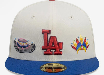 LA Dodgers MLB City Element Colombia Cream 59FIFTY Fitted Cap