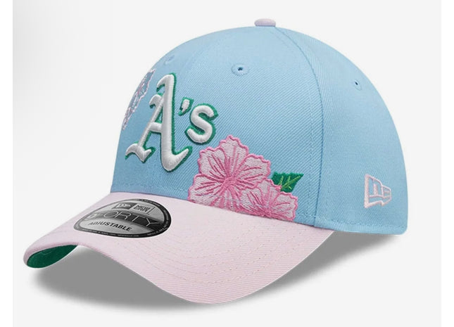 9FORTY Oakland Athletics MLB City Element Dominican Republic Pastel Blue 9FORTY Adjustable Cap