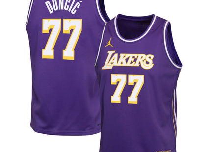 Youth Los Angeles Lakers Luka Dončić Jordan Brand Purple Swingman Jersey - Statement Edition