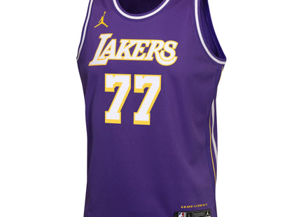 Youth Los Angeles Lakers Luka Dončić Jordan Brand Purple Swingman Jersey - Statement Edition