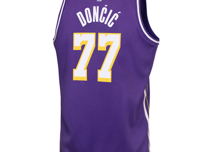 Youth Los Angeles Lakers Luka Dončić Jordan Brand Purple Swingman Jersey - Statement Edition