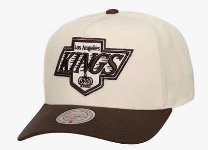Los Angeles Kings Cream/Brown Vintage Two-Tone Fashion Pro Pinch Snapback Hat