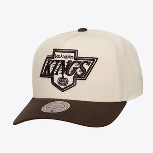 Los Angeles Kings Cream/Brown Vintage Two-Tone Fashion Pro Pinch Snapback Hat