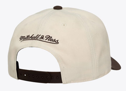 Anaheim Ducks Cream/Brown Vintage Two-Tone Fashion Pro Pinch Snapback Hat