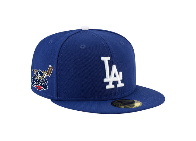 Men's Los Angeles Dodgers New Era Royal 2025 Champions Samurai Side Patch 59FIFTY Fitted Hat