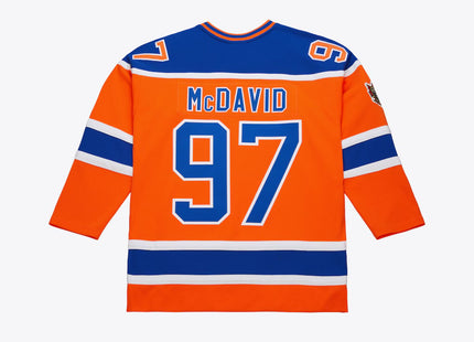 Connor McDavid Edmonton Oilers Orange 2016 NHL Heritage Authentic Jersey
