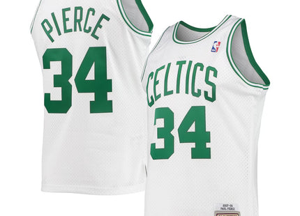 Paul Pierce Boston Celtics Mitchell & Ness Hardwood Classics Swingman Jersey - White