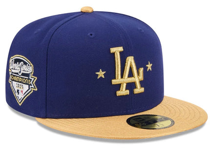 Gold 2025 World Series Champions Sidepatch 59FIFTY Fitted