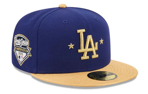 Gold 2025 World Series Champions Sidepatch 59FIFTY Fitted