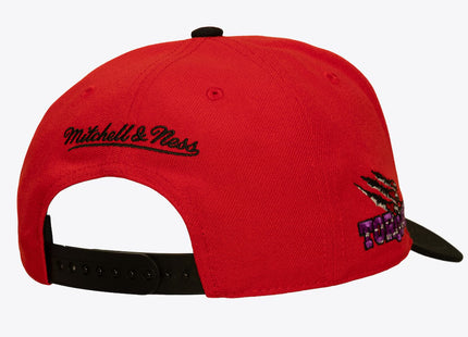 Toronto Raptors Red/Black Hardwood Classics In the City Pro Pinch Snapback Hat