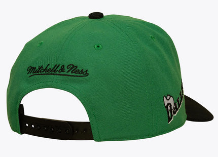 Dallas Mavericks Green/Black Hardwood Classics In the City Pro Pinch Snapback Hat