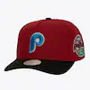 Philadelphia Phillies Burgundy/Black In the City Pro Pinch Snapback Hat