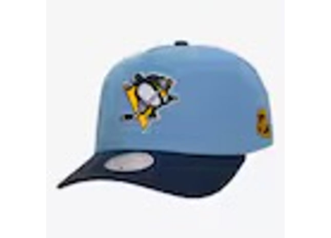 Pittsburgh Penguins Light Blue/Navy Legendary Home Pro Pinch Snapback Hat