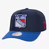 New York Rangers Navy/Blue Legendary Home Pro Pinch Snapback Hat
