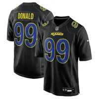 Men Los Angeles rams Men carbon black fashion jersey