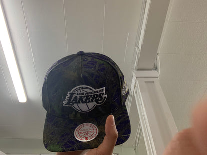 Men Los Angeles lakers quiet blaze pro snapback