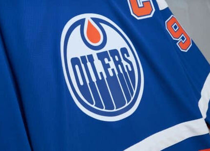 Blue Line Wayne Gretzky Edmonton Oilers 1986 Jersey