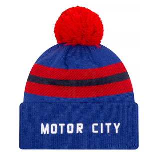 Knit New Era Men's 2020-21 City Edition Detroit Pistons Knit Hat