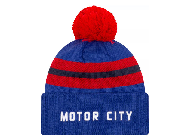 Knit New Era Men's 2020-21 City Edition Detroit Pistons Knit Hat