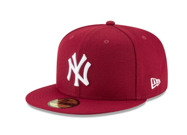 NEW YORK YANKEES CARDINAL BASIC 59FIFTY FITTED