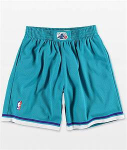 Youth Charlotte Hornets shorts Mitchell&ness
