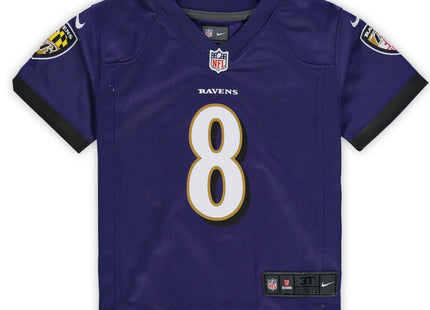 Youth Toddler Baltimore Ravens Lamar Jackson Nike Purple Game Jersey