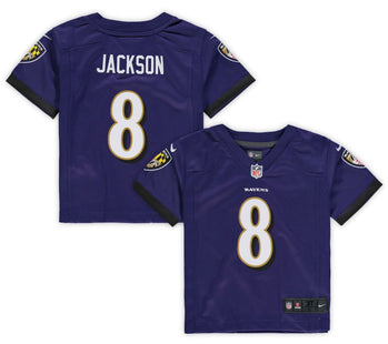 Youth Toddler Baltimore Ravens Lamar Jackson Nike Purple Game Jersey