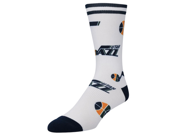 Utah Jazz Panel Crew Socks