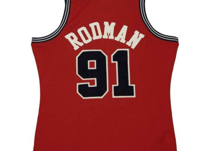 Off Court Chenille Swingman Dennis Rodman Chicago Bulls 1997-98 Jersey