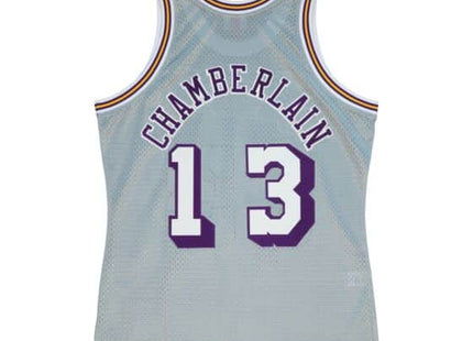 Men 75th chamberlain Silver Swingman Los Angeles Lakers 1971-72 Jersey