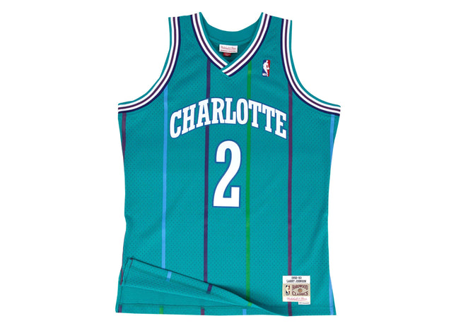 Youth Swingman Jersey Charlotte Hornets Road 1992-93 Larry Johnson