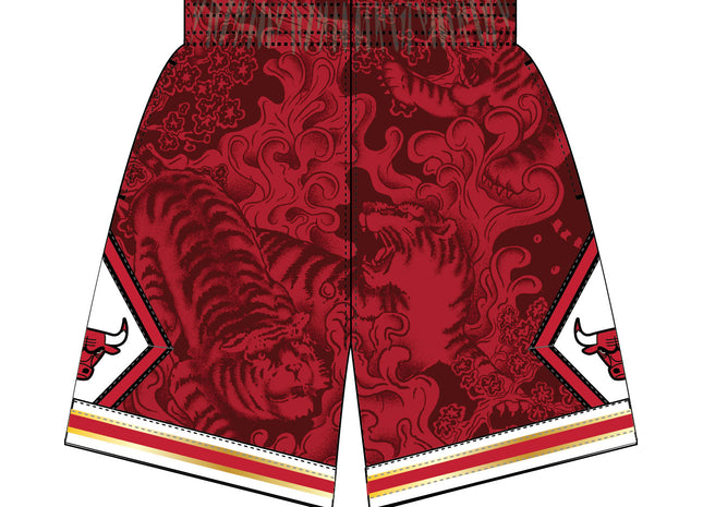Men Water Tiger Men Chicago bulls shorts