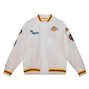 City Collection Lightweight Satin Jacket Los Angeles Lakers