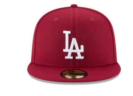 LOS ANGELES DODGERS CARDINAL BASIC 59FIFTY FITTED