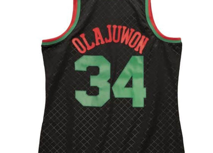 Men Neapolitan Swingman Hakeem Olajuwon Houston Rockets 1993-94 Jersey
